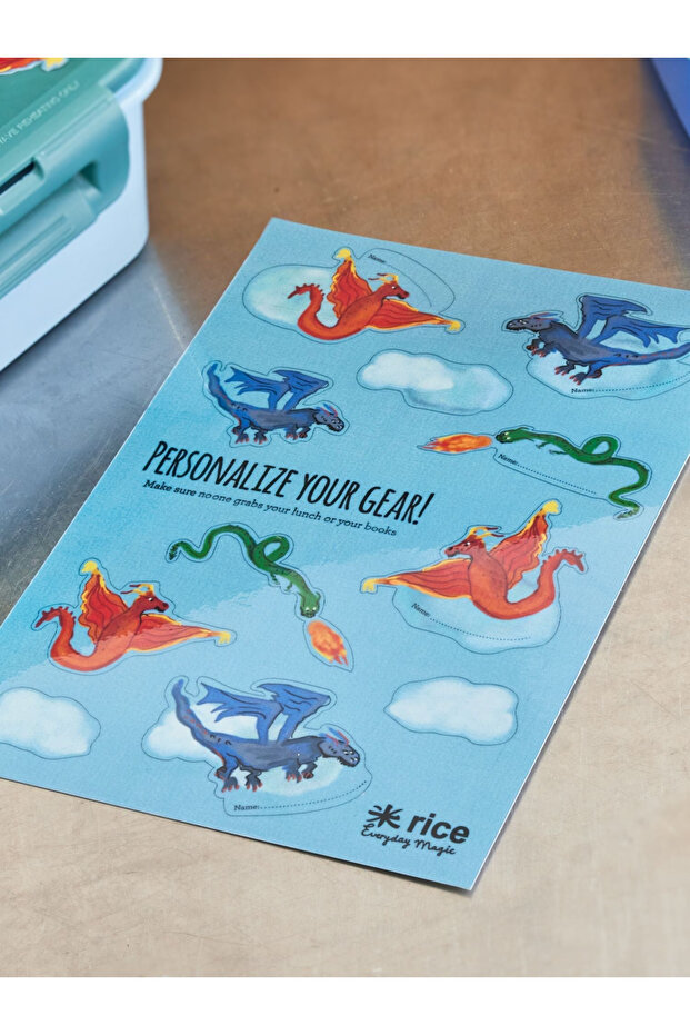Stickers Lunchbox - Ejderha - 2