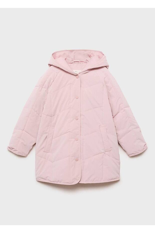 Kapüşonlu kapitone anorak - 3