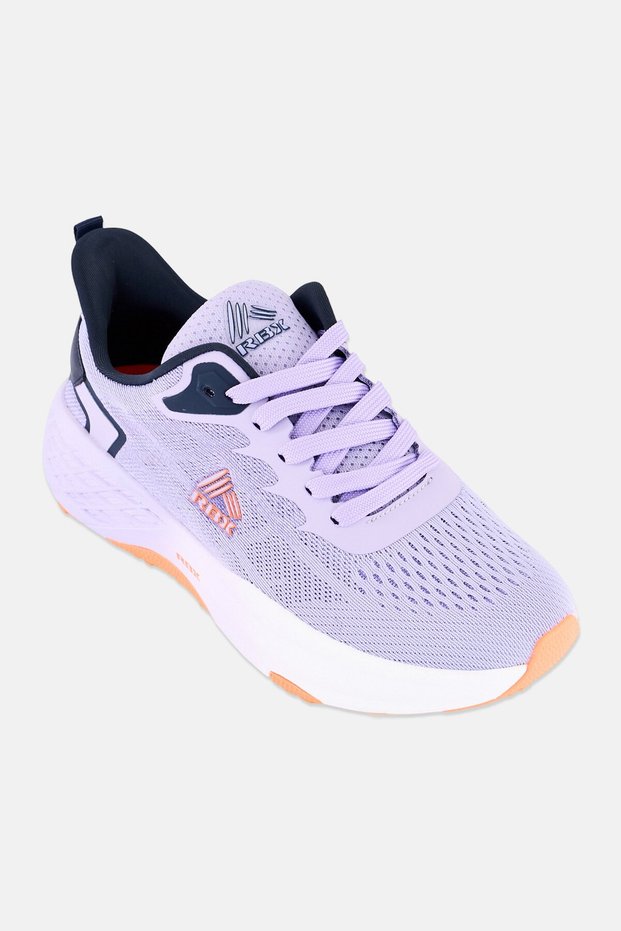 Women Lace Up Outdoor Shoes, Purple