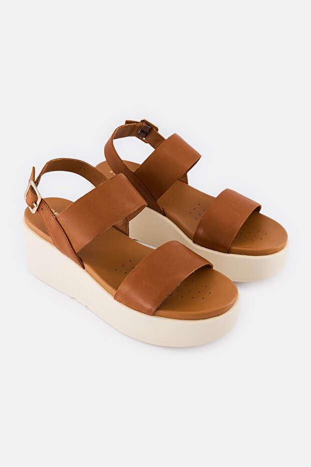 Women D Xand Velcro Closure Sandals, Tan