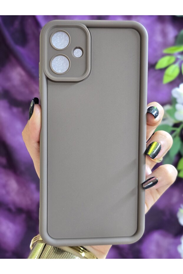 Samsung Galaxy A04 Compatible Shockproof Matte Brown Case with Corner Support - 2