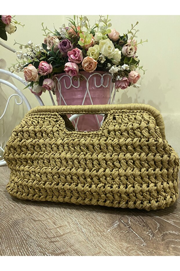 Rafya ip burslu çanta - 2