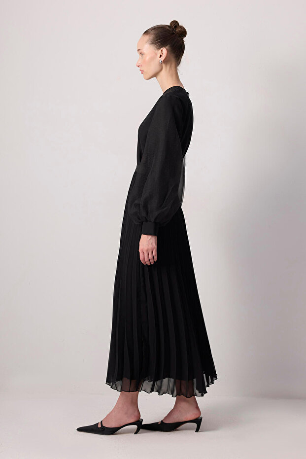 PİLİSELİ ŞİFON ETEK - 3