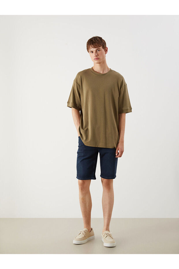Slim Fit Men's Jean Shorts