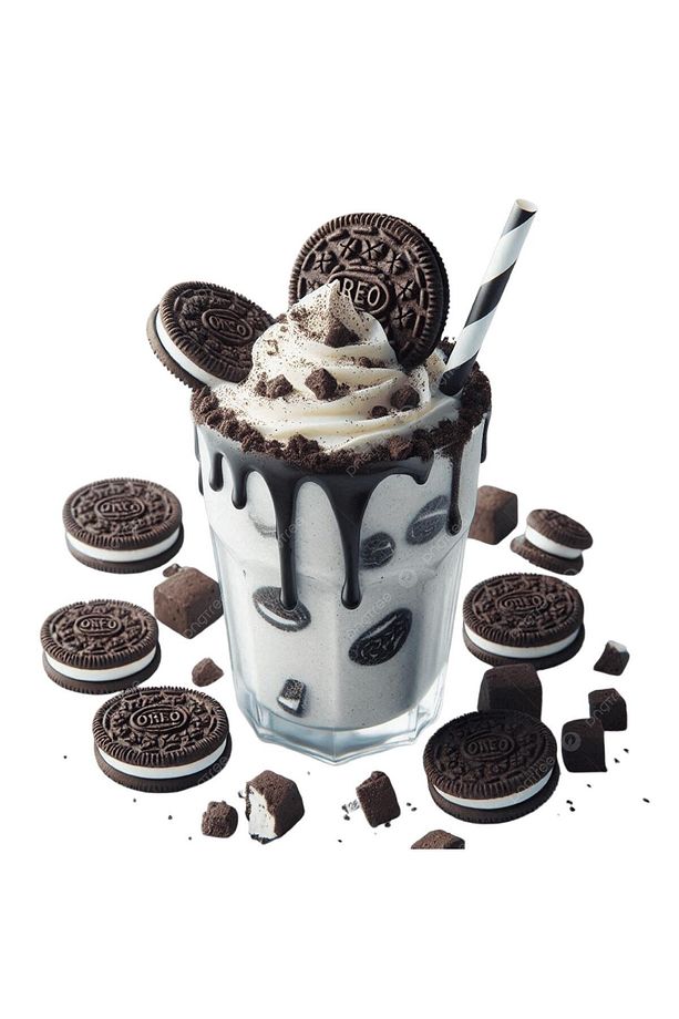 Oreo milkshake With Toppings 200ml - 3