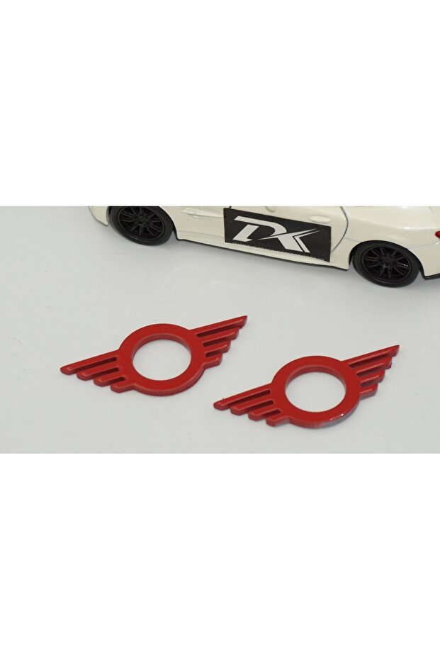 إطارات حمراء لقفل الباب بشعار ميني كوبر - 6