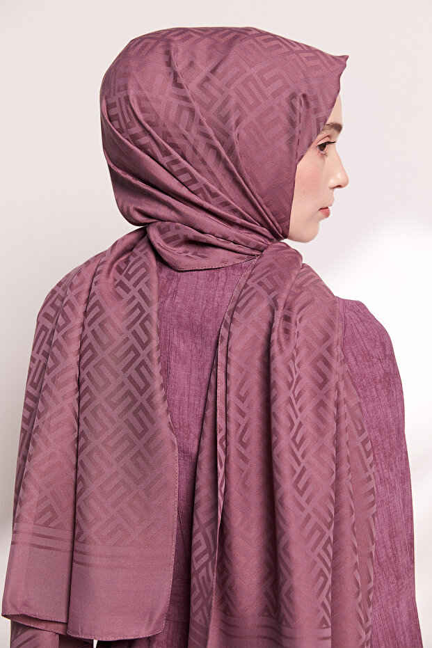 Logolu Lyocell Şal - 4