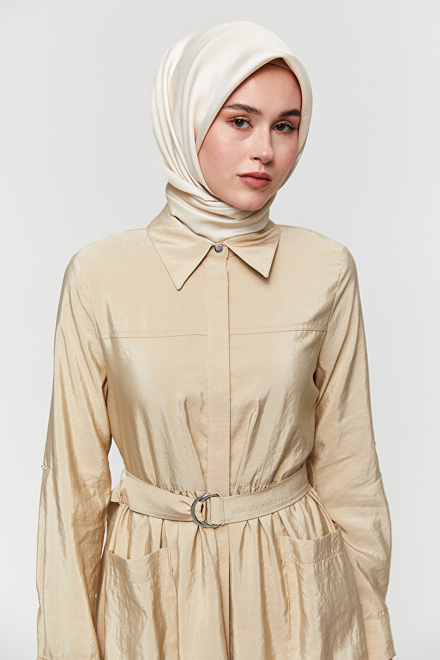 Kemerli Paraşü Elbise - 5