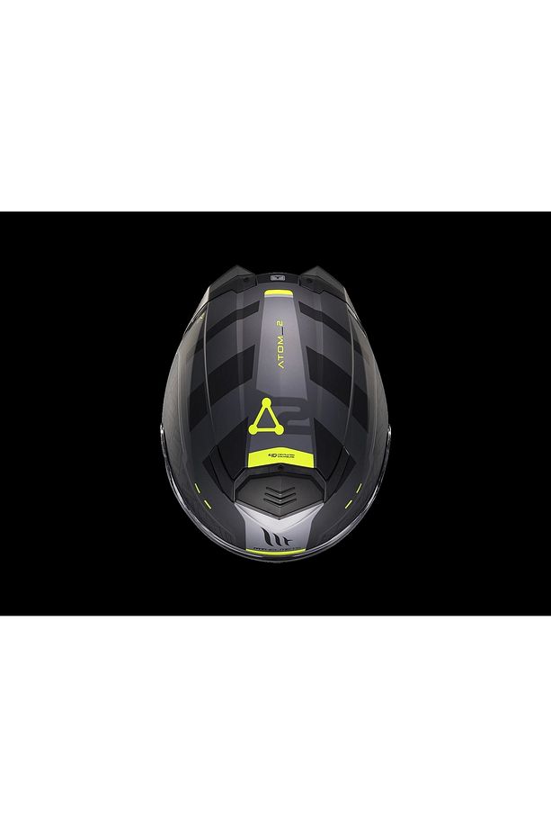 KASK MT ATOM 2 DESTINY C2 ÇENE AÇILIR MAT FÜME/SİYAH - 5