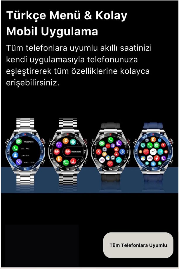 Yeni Nesil SK4 Ultimate Amoled HD Oval Ekran Spor Sağlık Sensörlü IOS Android Uyumlu Akıllı Saat - 4