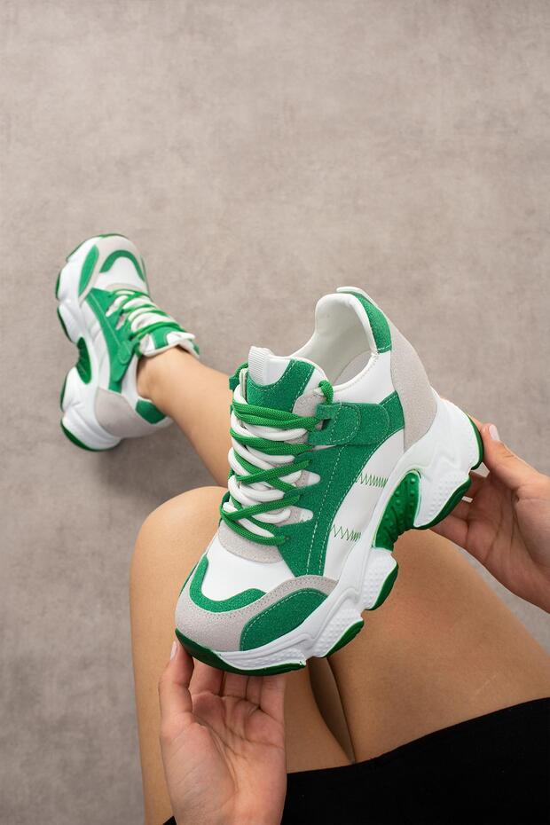 RAYA -yeşilDolgu Spor Ayakkabı - 4