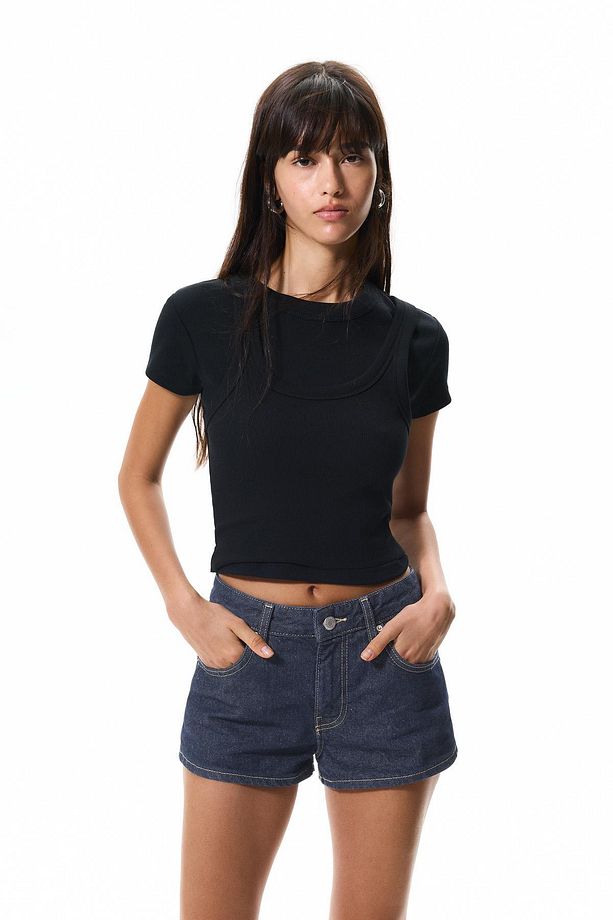 Denim şort - 2