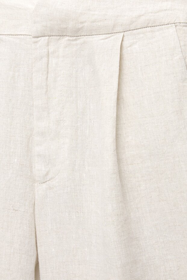 %100 keten bermuda - 6