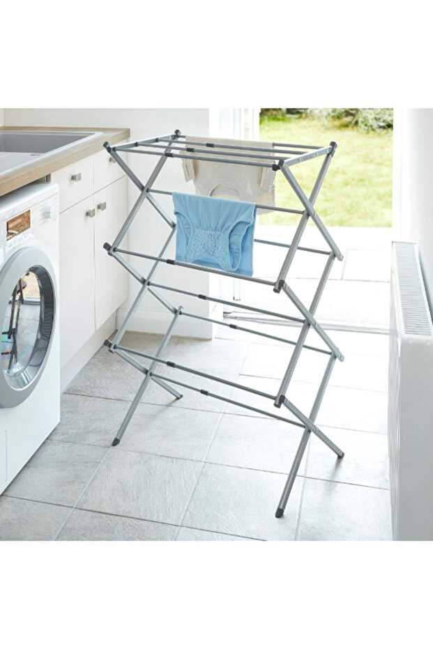 Extendable Compact Clothes Drying Rack - 6