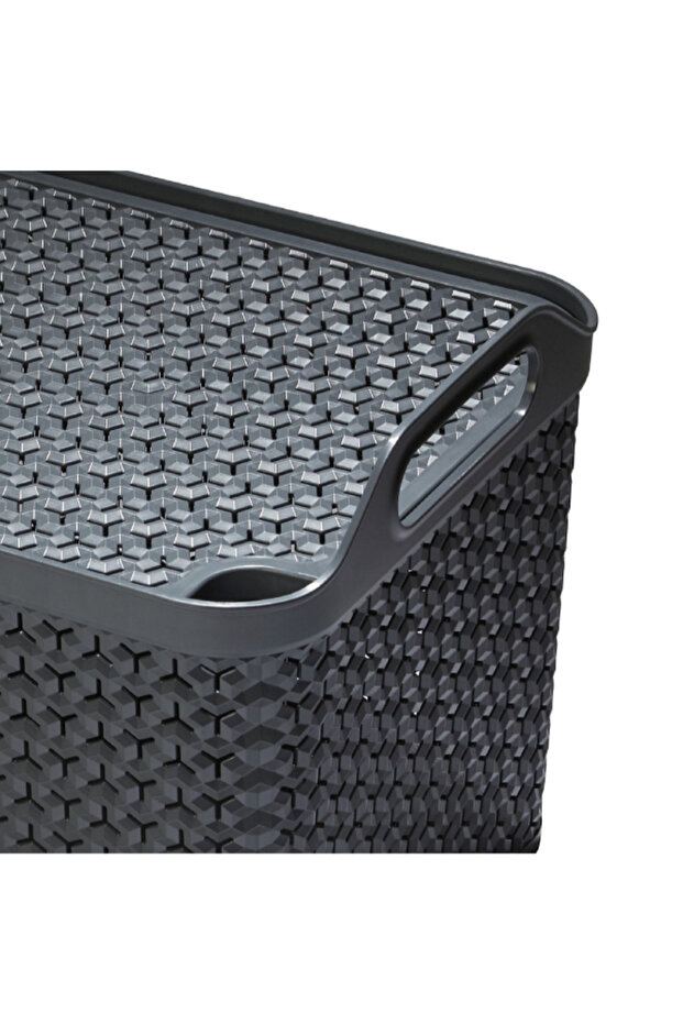 Urban Rectangular Store Basket with Lid Large - 2