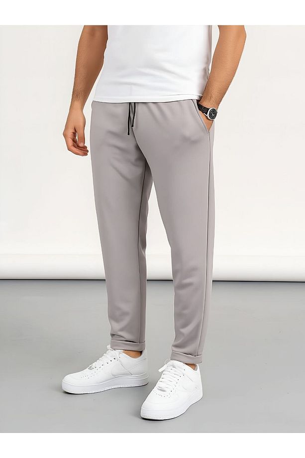 KREP KUMAŞ JOGGER PANTOLON - 1