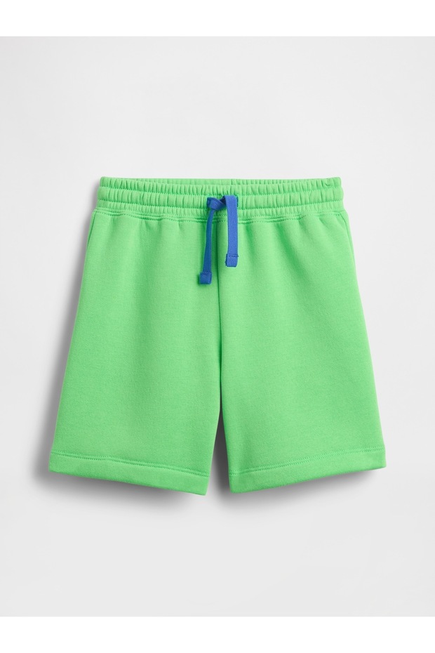 Erkek Bebek Açık Yeşil Pull-On Şort - 1