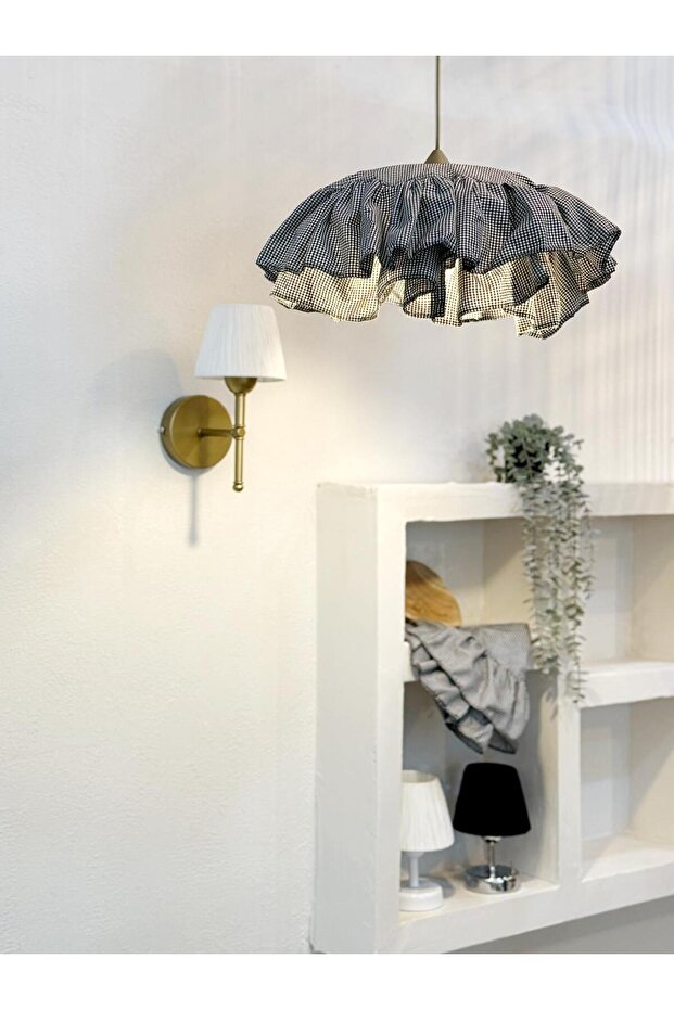 Siyah Pötikare Sarkıt Avize - 4