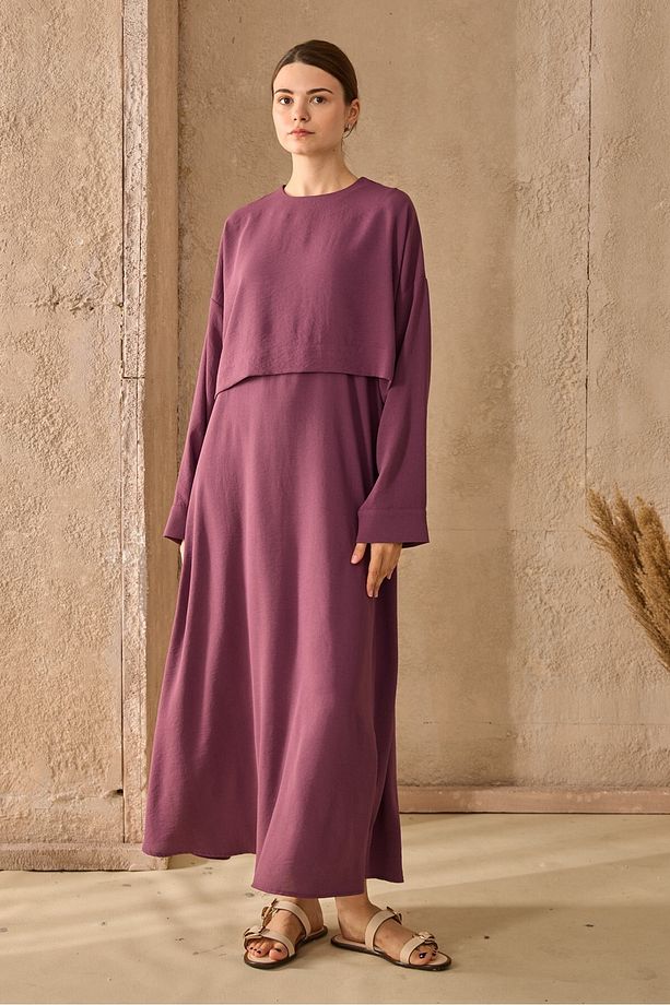 Bloom Elbise Lila - 2