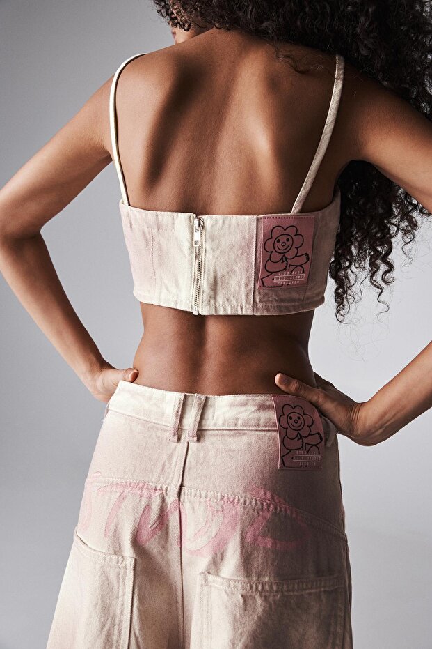 Batik desenli bandeau Bráulio Amado üst - 4