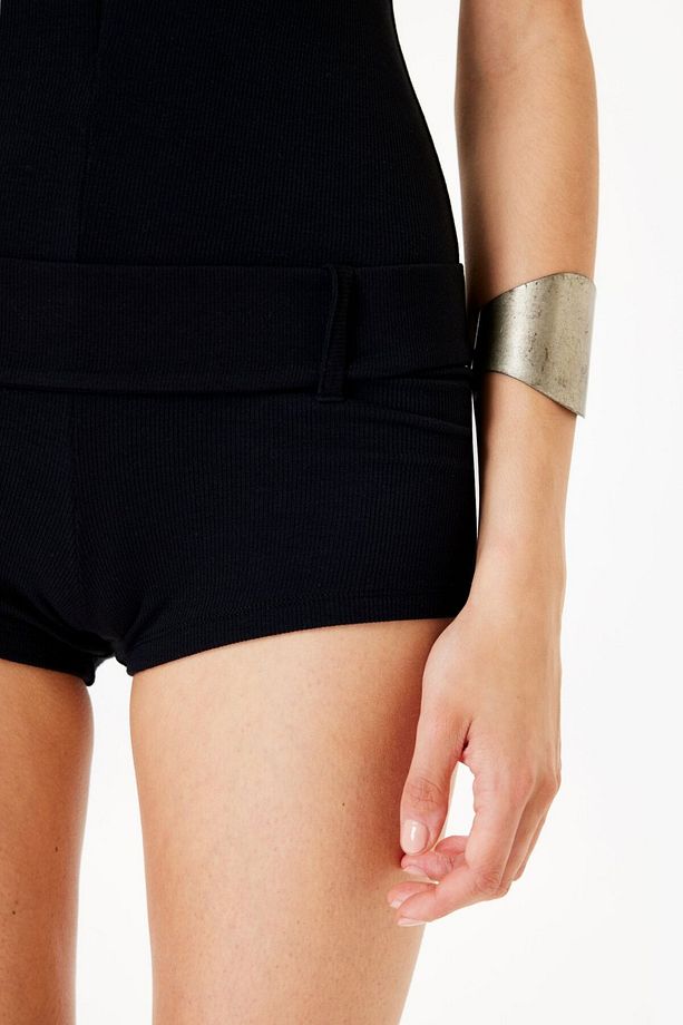 Hex Playsuit - Siyah - 3