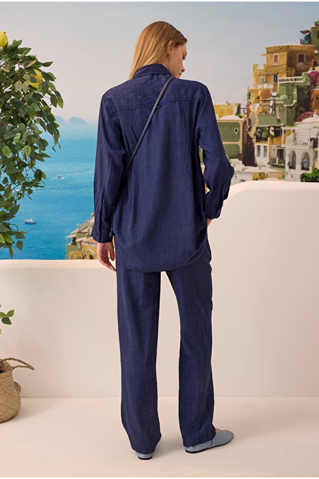 Rahat Kesim Basic Takım Lacivert - 5