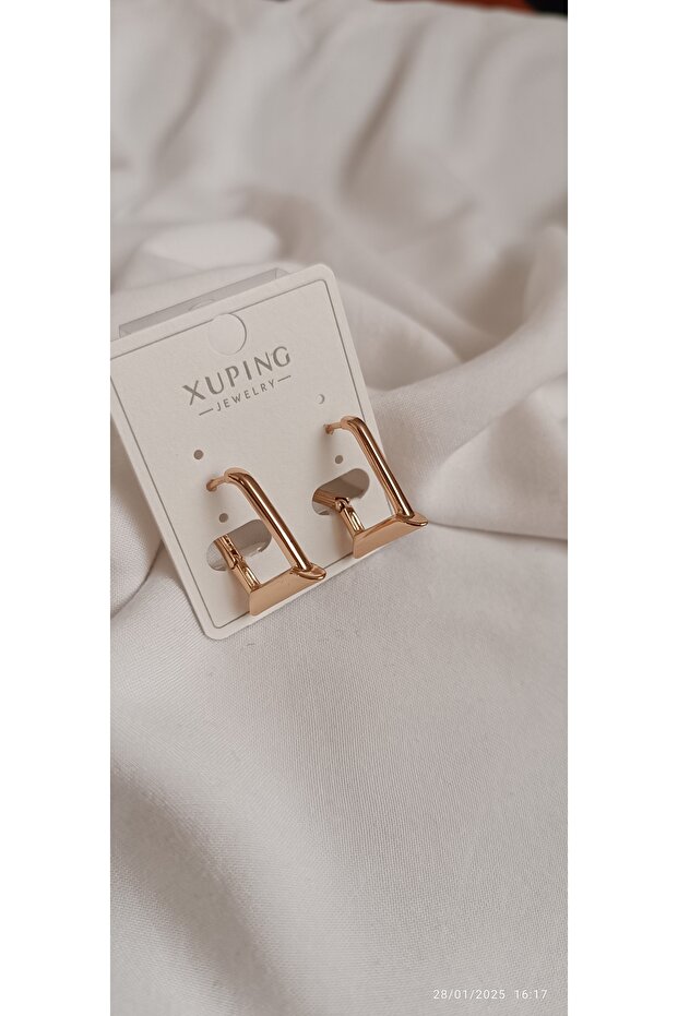 أقراط الوردة المستطيلة - 1