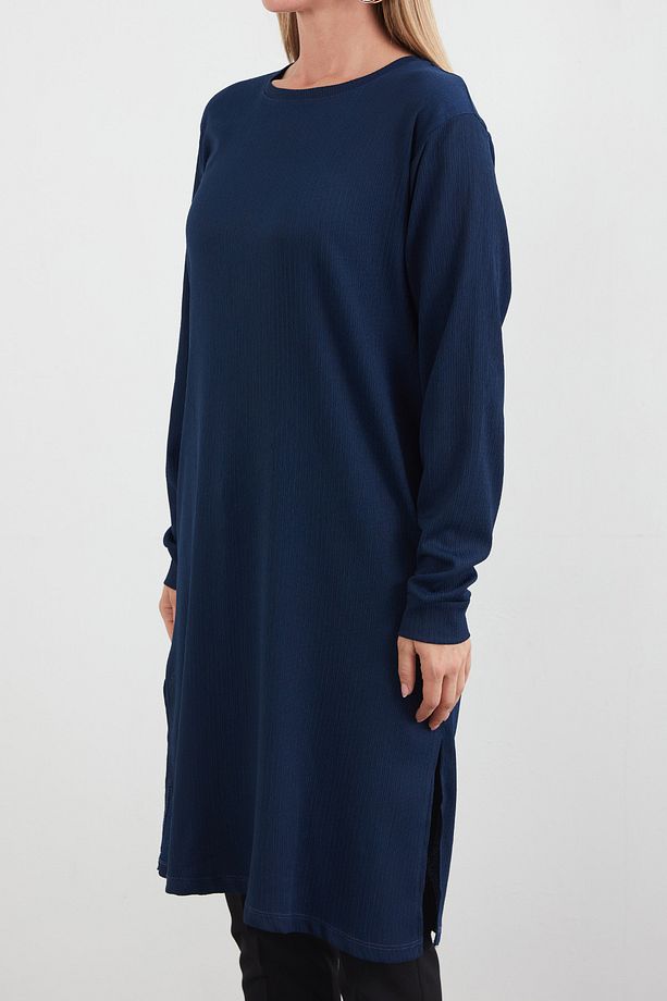 Fullamodest Basic Yanları Yırtmaçlı Tunik - 5