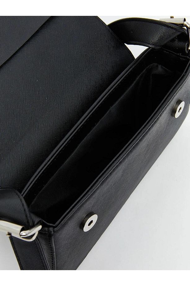LCW ACCESSORIES Deri Görünümlü Kadın Baget Çanta (S5) - 3