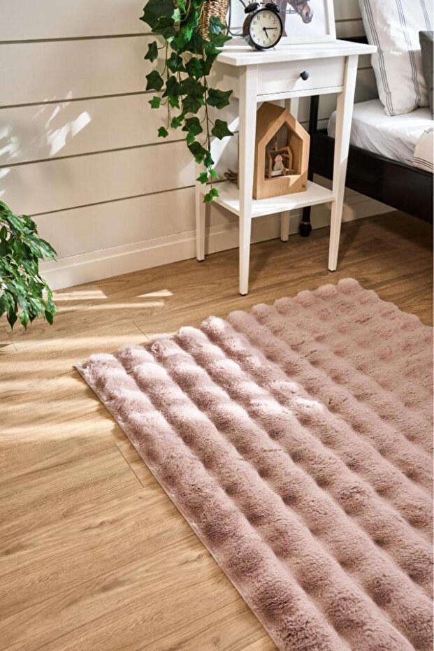 Molecule Kabartmalı Peluş Halı - 2