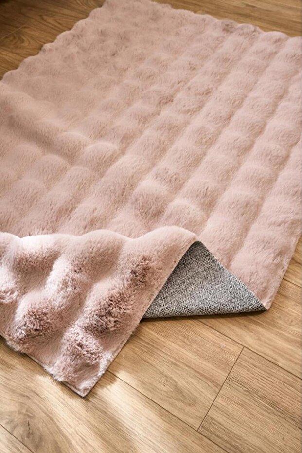 Molecule Kabartmalı Peluş Halı - 3