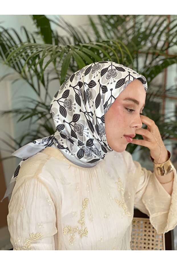 Eșarfă Tanca cu model Orkedia - 3