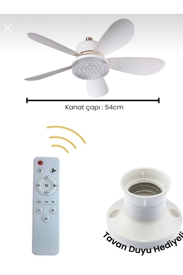 VANTİLATÖRLÜ LED LAMBA - 2