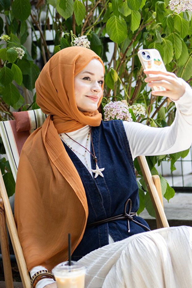 Pure Cotton Series - Nude - 100% Cotton Shawl