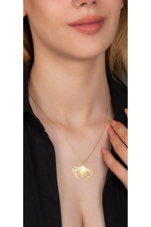 Ginkgo Kolye 925 Ayar - 1