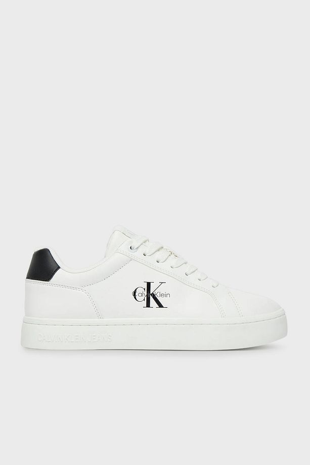 Logolu Deri Sneaker Ayakkabı YW0YW0190201W AYAKKABI YW0YW01902 01W - 1