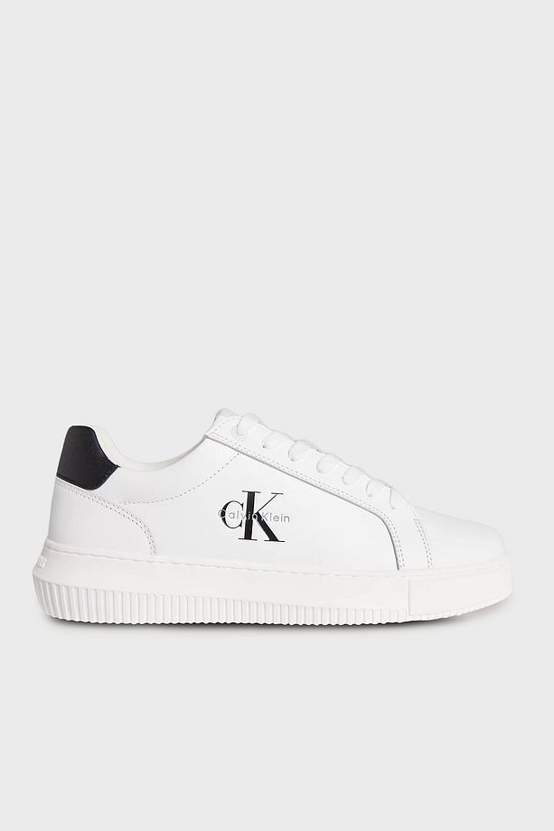 Logolu Deri Sneaker Ayakkabı YM0YM013170LD Erkek AYAKKABI YM0YM01317 0LD - 1