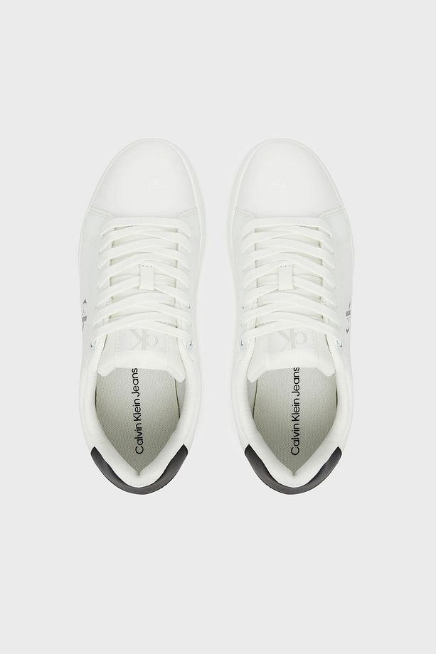 Logolu Deri Sneaker Ayakkabı YW0YW0190201W AYAKKABI YW0YW01902 01W - 3