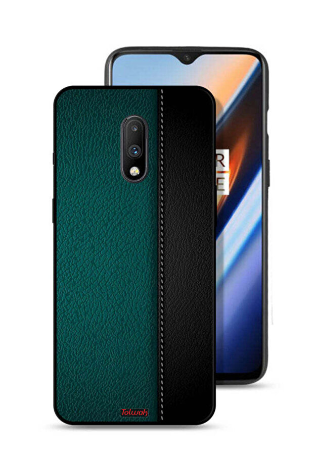 غطاء حماية جلدي بنمط OnePlus 7 - 1