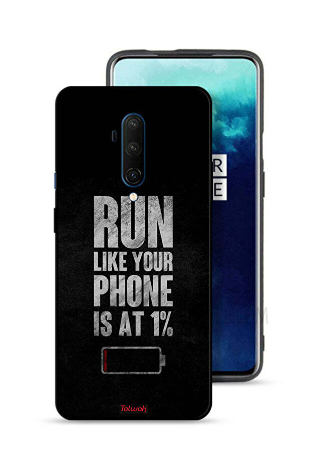 OnePlus 7T Pro Protective Case Cover Run Like Your Phone Is At 1 Percent