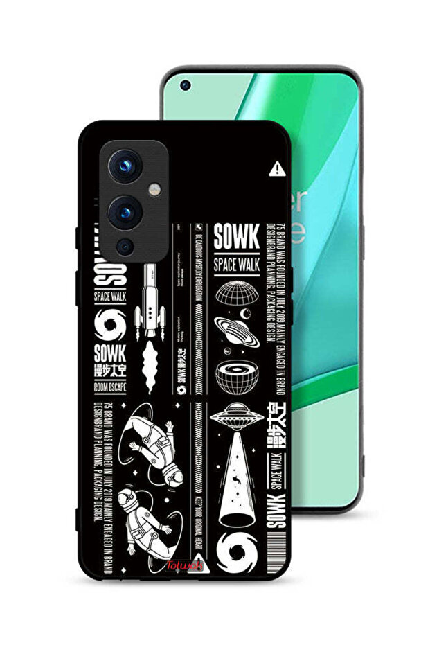 غطاء حماية لهاتف OnePlus 9 5G، ملصق Sowk Space Walk