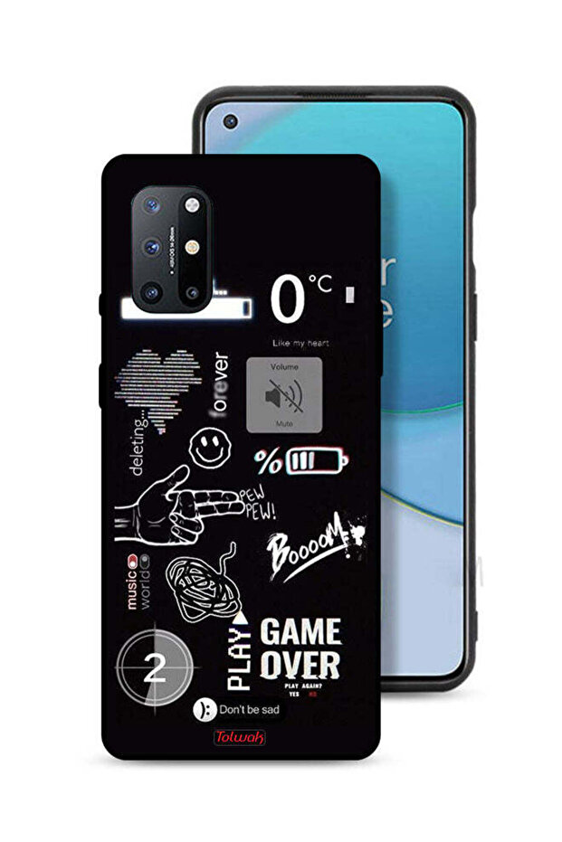 غطاء حماية لهاتف OnePlus 8T 5G Game Over Pew Pew