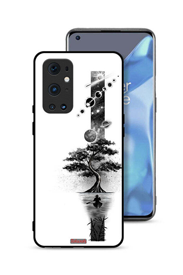 غطاء حماية لهاتف OnePlus 9 Pro 5G بتصميم فن الفضاء الأرضي