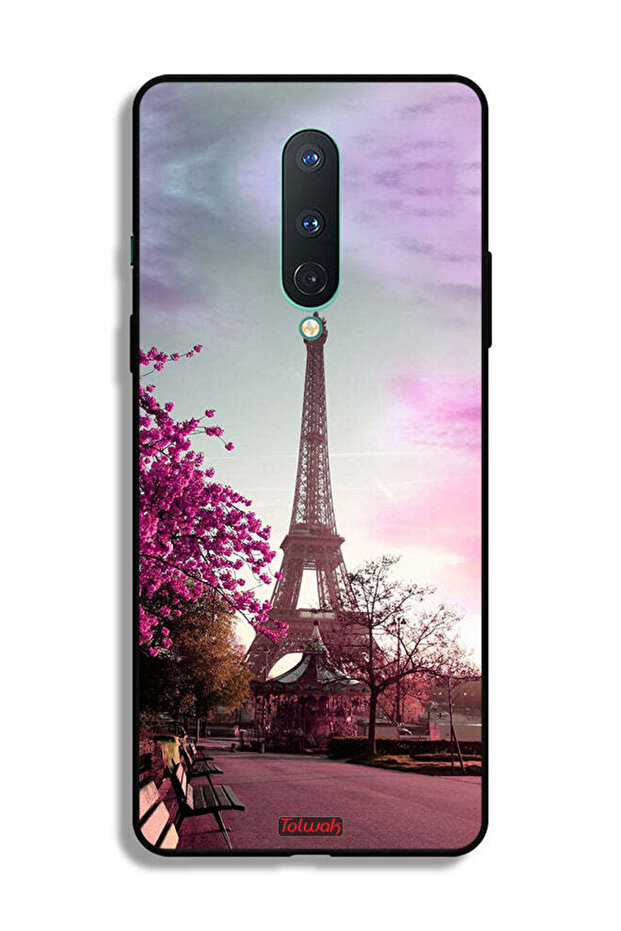 OnePlus 8 Protective Case Cover Eiffel Tower - 2