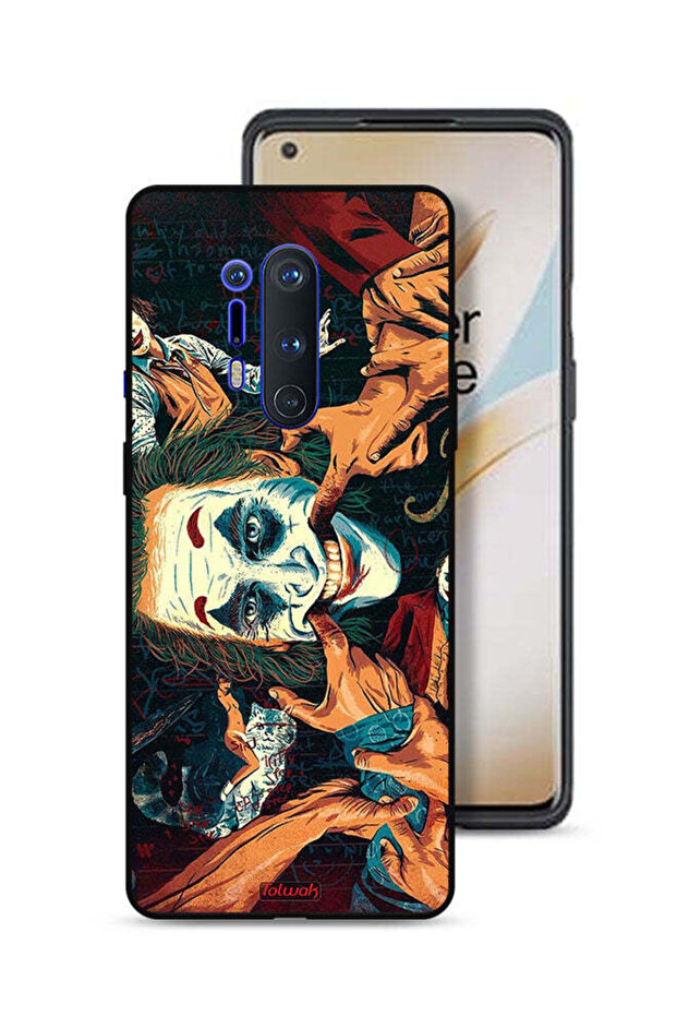 غطاء حماية لهاتف OnePlus 8 Pro برسومات الجوكر