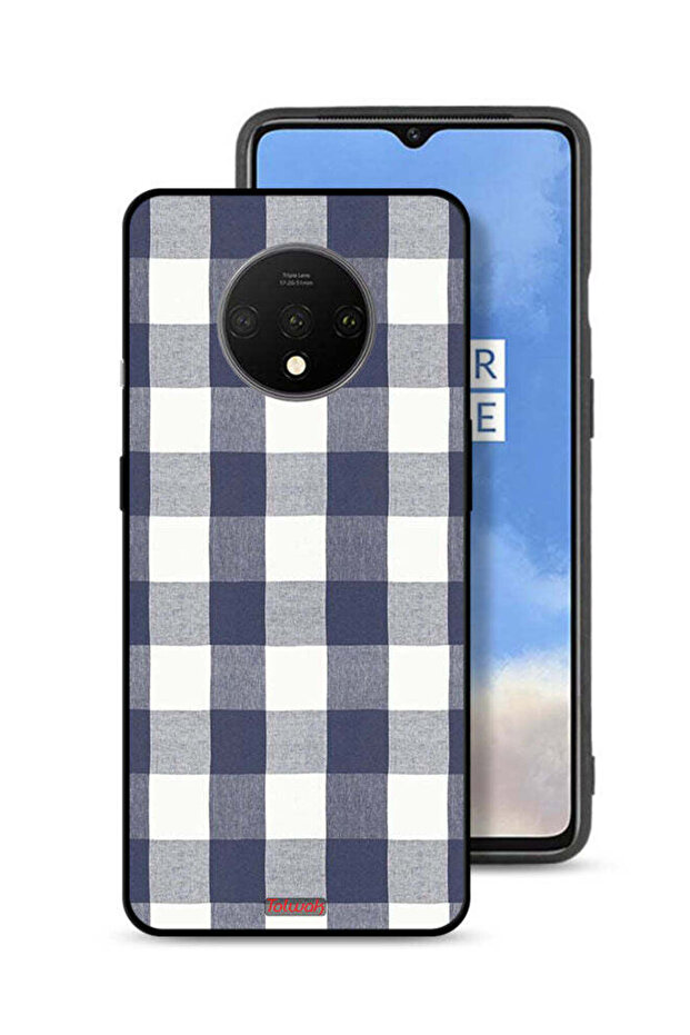 غطاء حماية بنمط قماشي لهاتف OnePlus 7T - 1