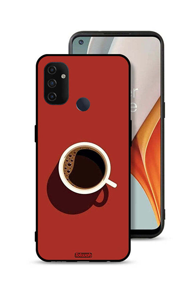 غطاء حماية لهاتف OnePlus Nord N100 - فن فنجان القهوة