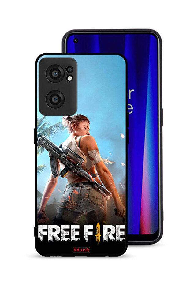غطاء حماية لهاتف OnePlus Nord CE 2 5G بتصميم فري فاير