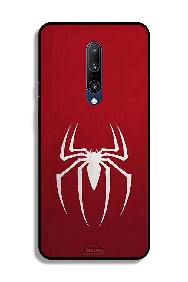 غطاء حماية لهاتف OnePlus 7 Pro بتصميم Spider Icon - 2