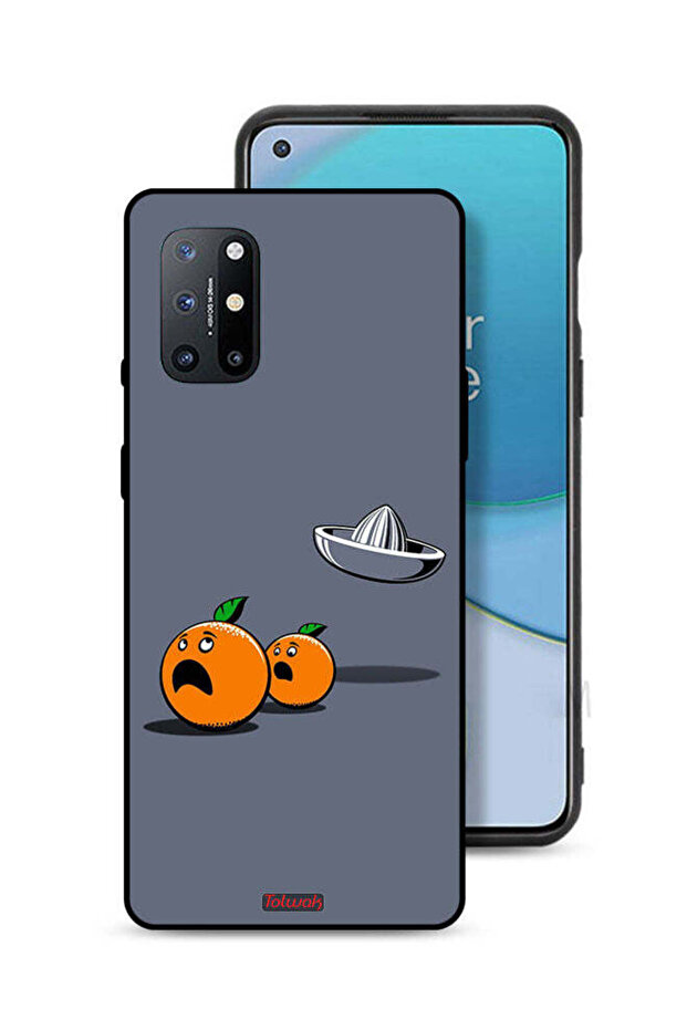 غطاء حماية لهاتف OnePlus 8T 5G بتصميم فني رقمي بسيط وفكاهي